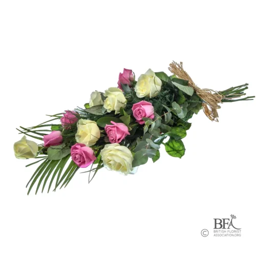 Peak Flowers - Funeral Flowers - Roses Duo Sheaf