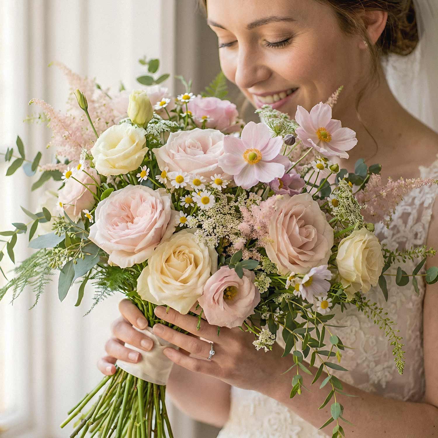 Blush Meadow Bridal Bouquet