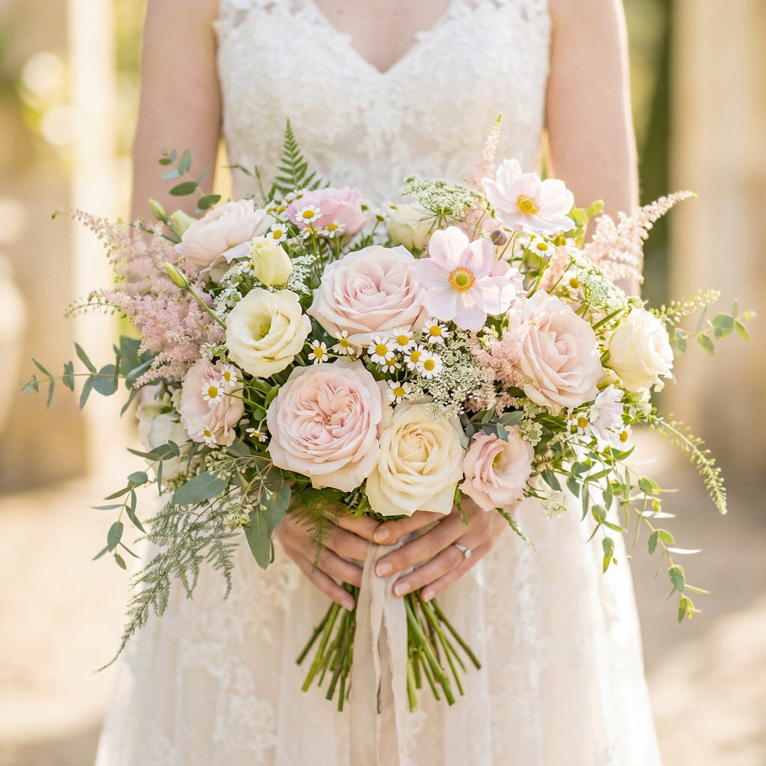 Blush Meadow Bridal Bouquet
