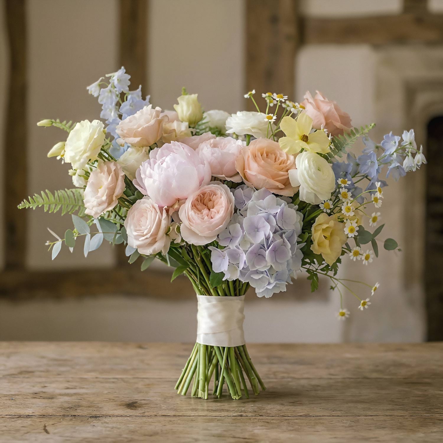 Pastel Garden Bridal Bouquet