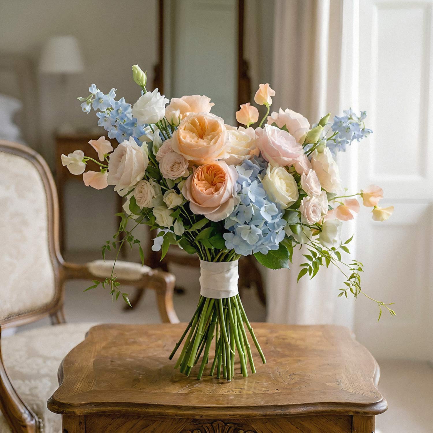 Pastel Meadow Bridal Bouquet