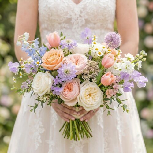 Pastel Whimsy Bridal Bouquet