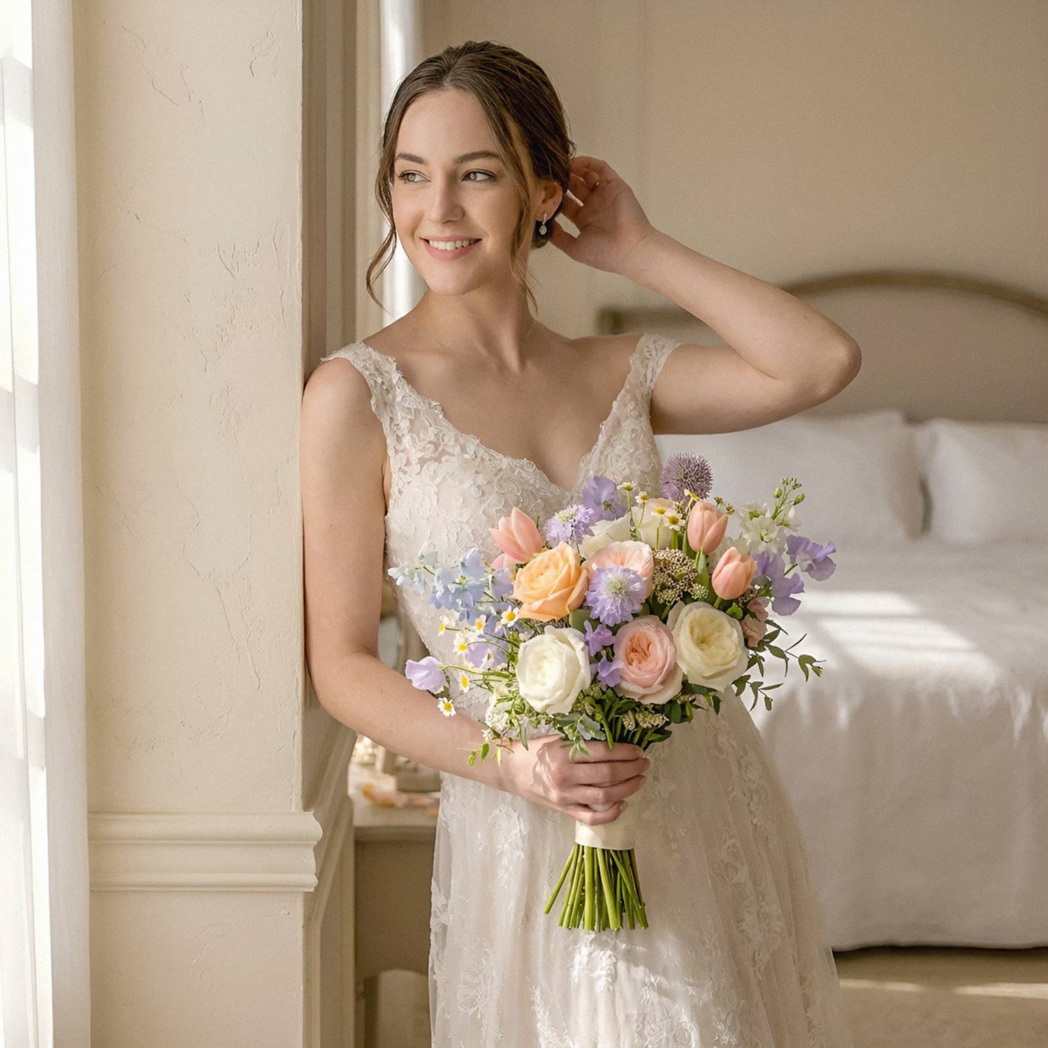 Pastel Whimsy Bridal Bouquet
