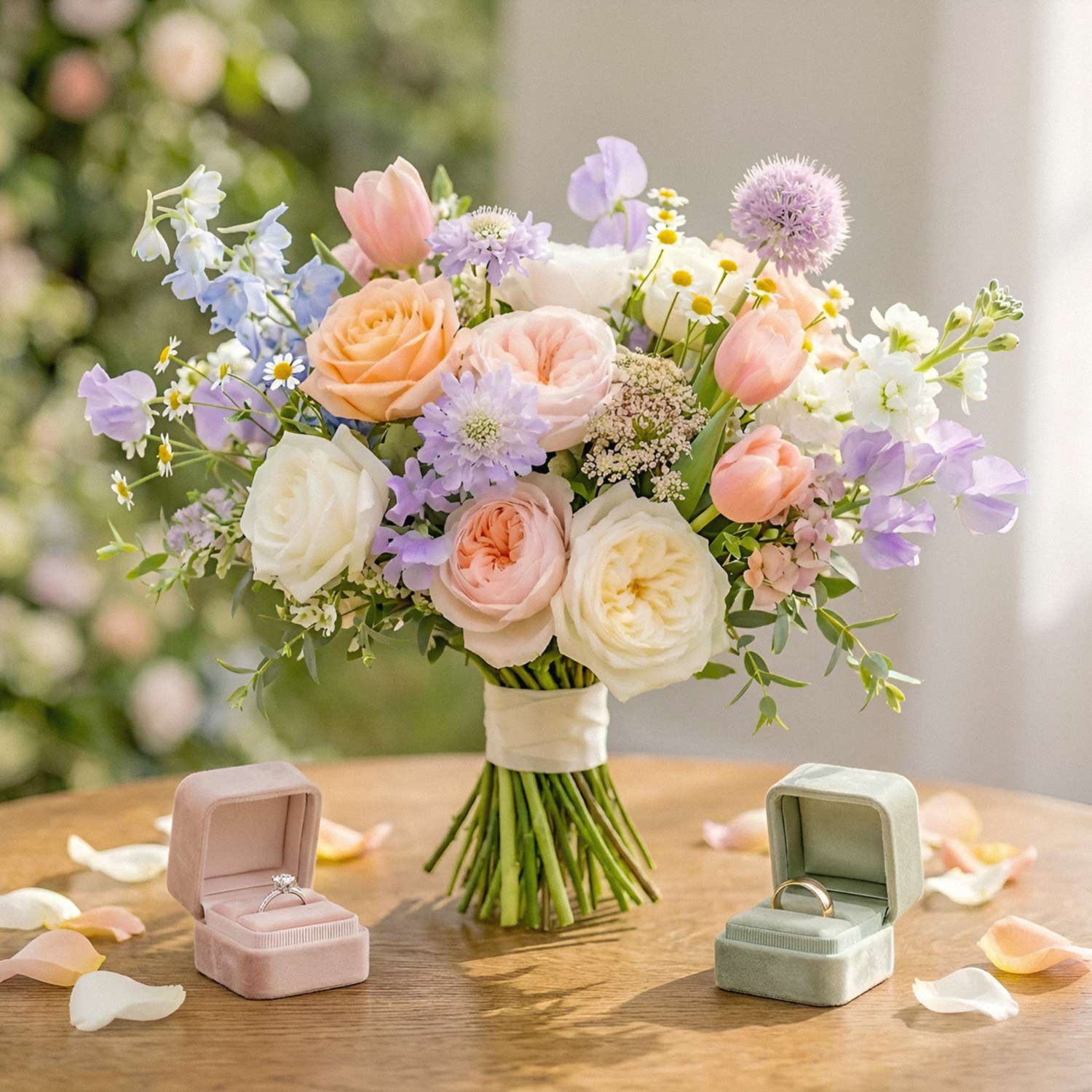 Pastel Whimsy Bridal Bouquet