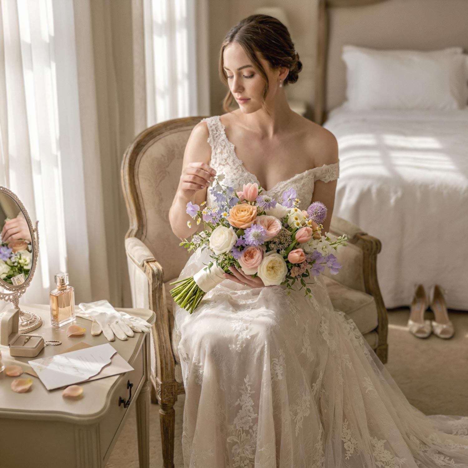 Pastel Whimsy Bridal Bouquet