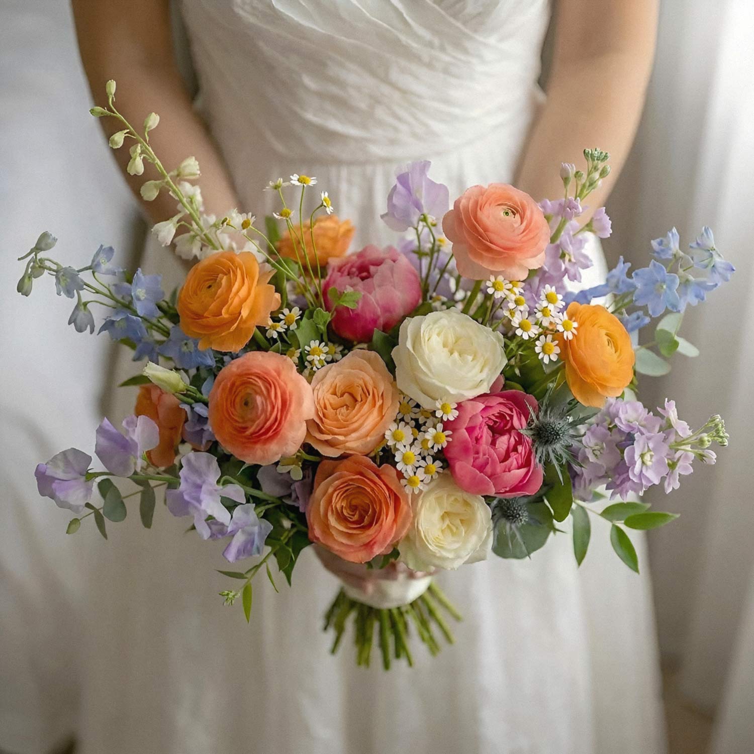 Sorbet Meadow Bridal Bouquet