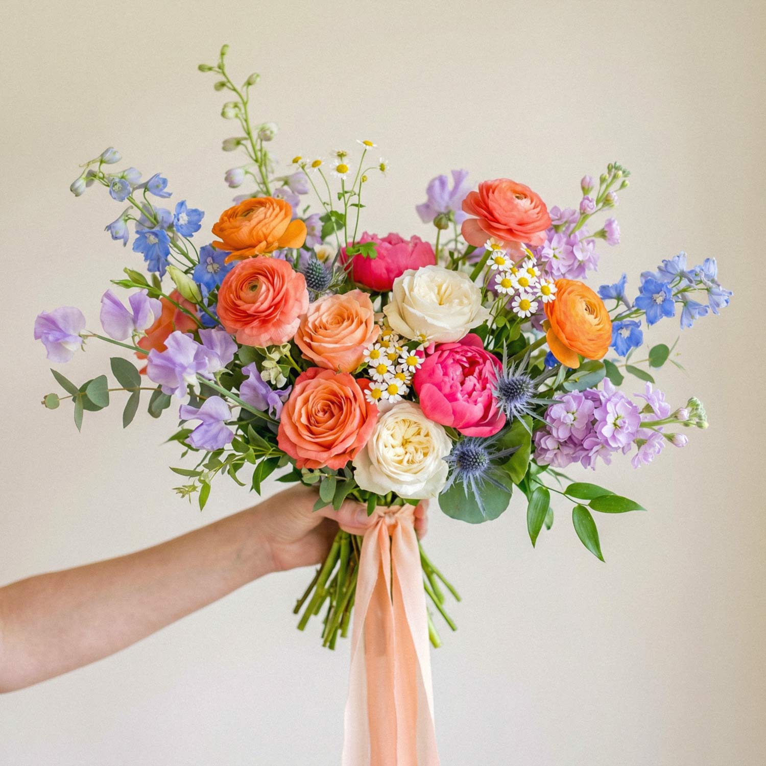 Sorbet Meadow Bridal Bouquet