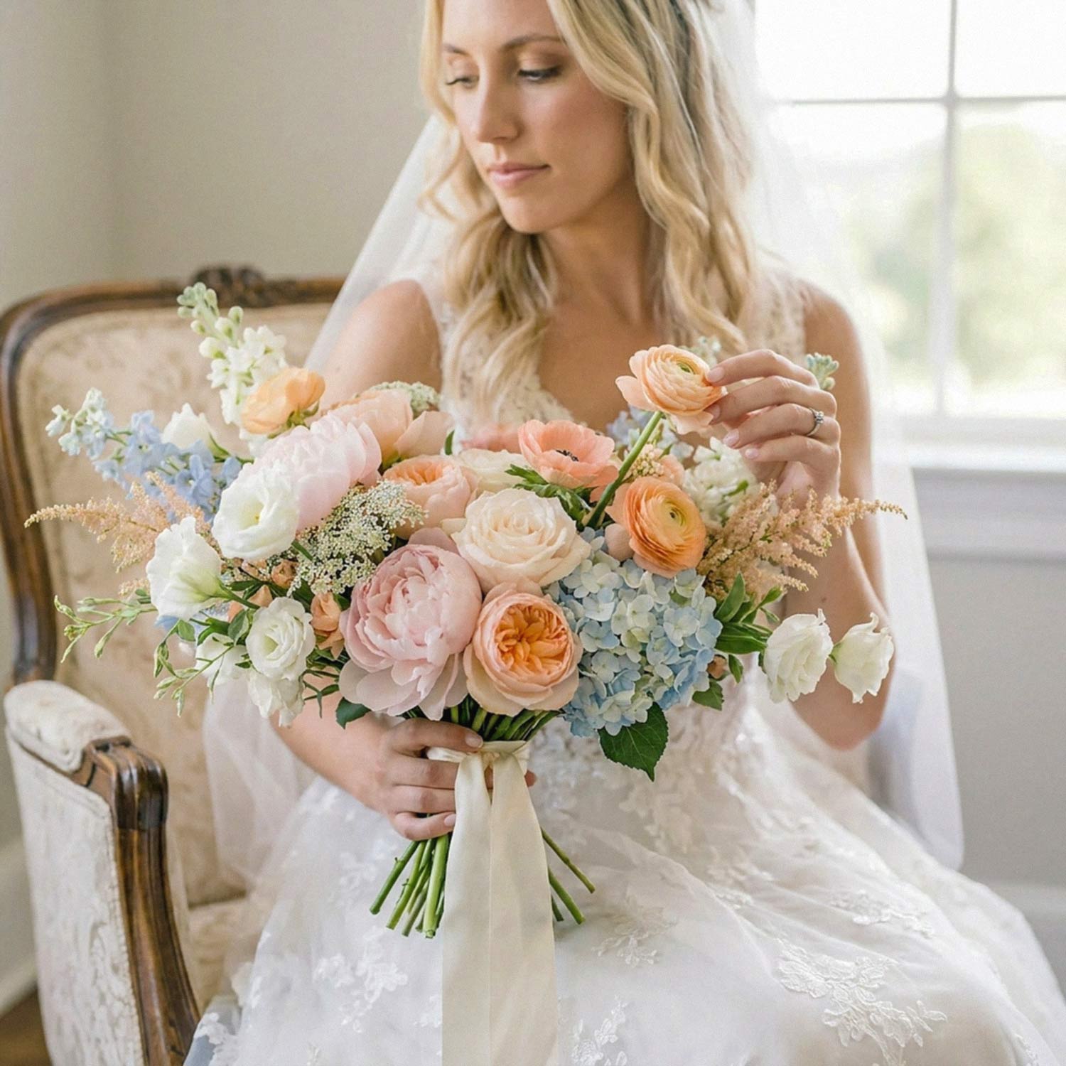 Sunset Garden Bridal Bouquet