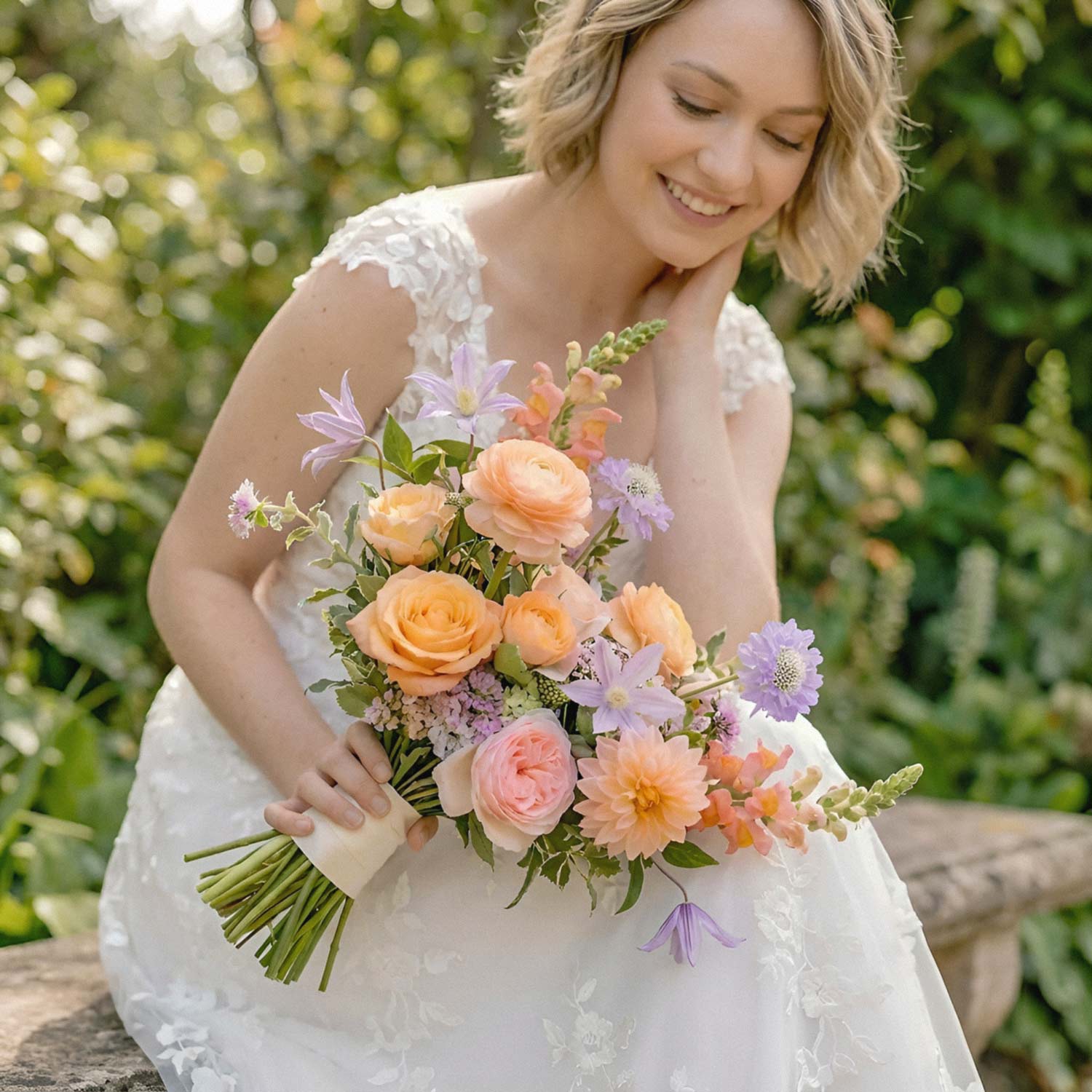 Tropical Sorbet Bridal Bouquet