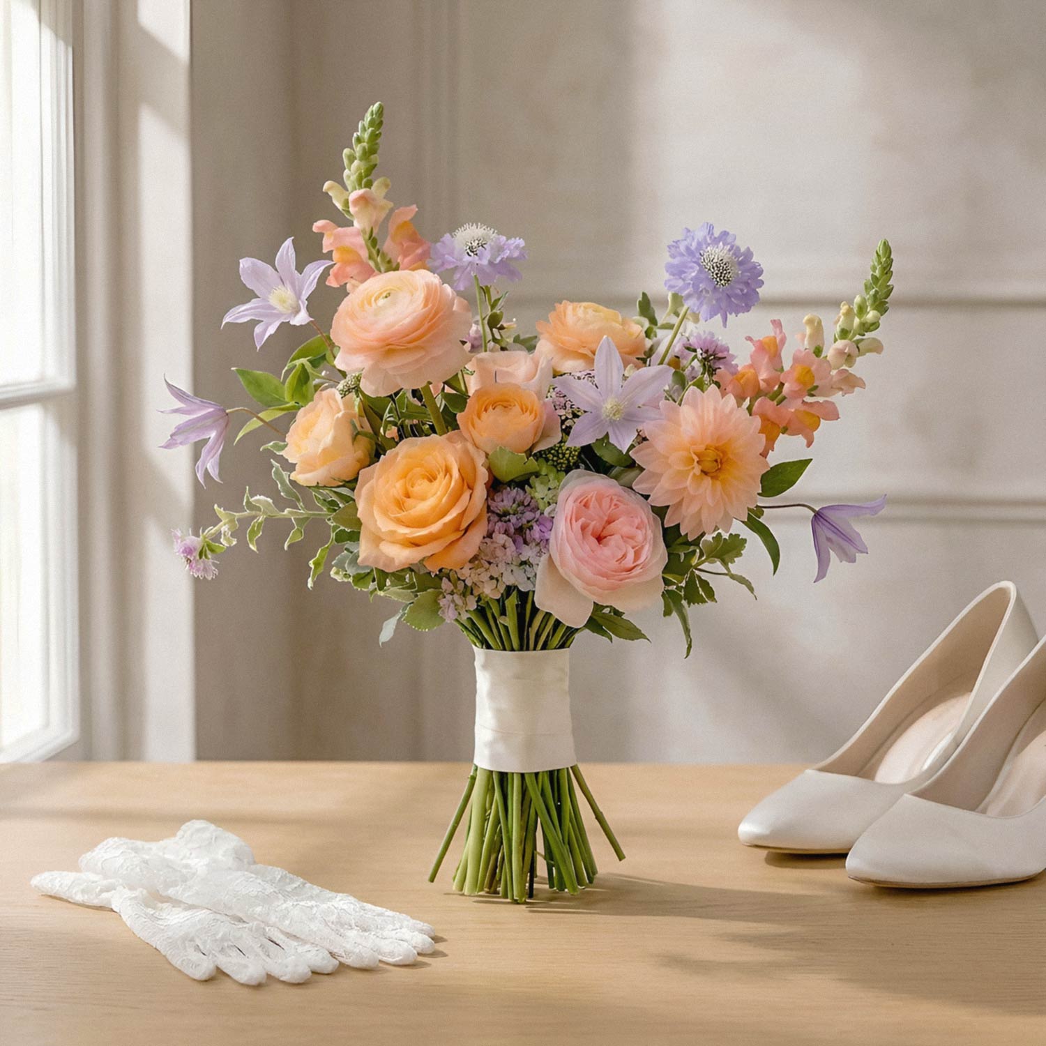 Tropical Sorbet Bridal Bouquet