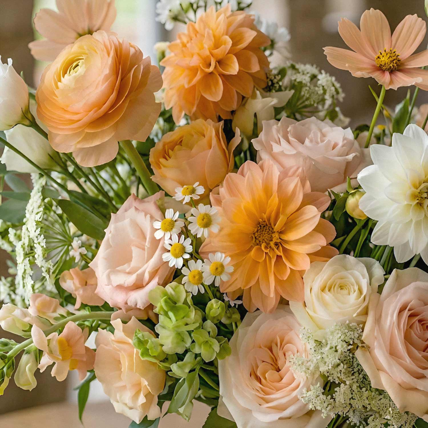 Amber Petal Bridal Bouquet