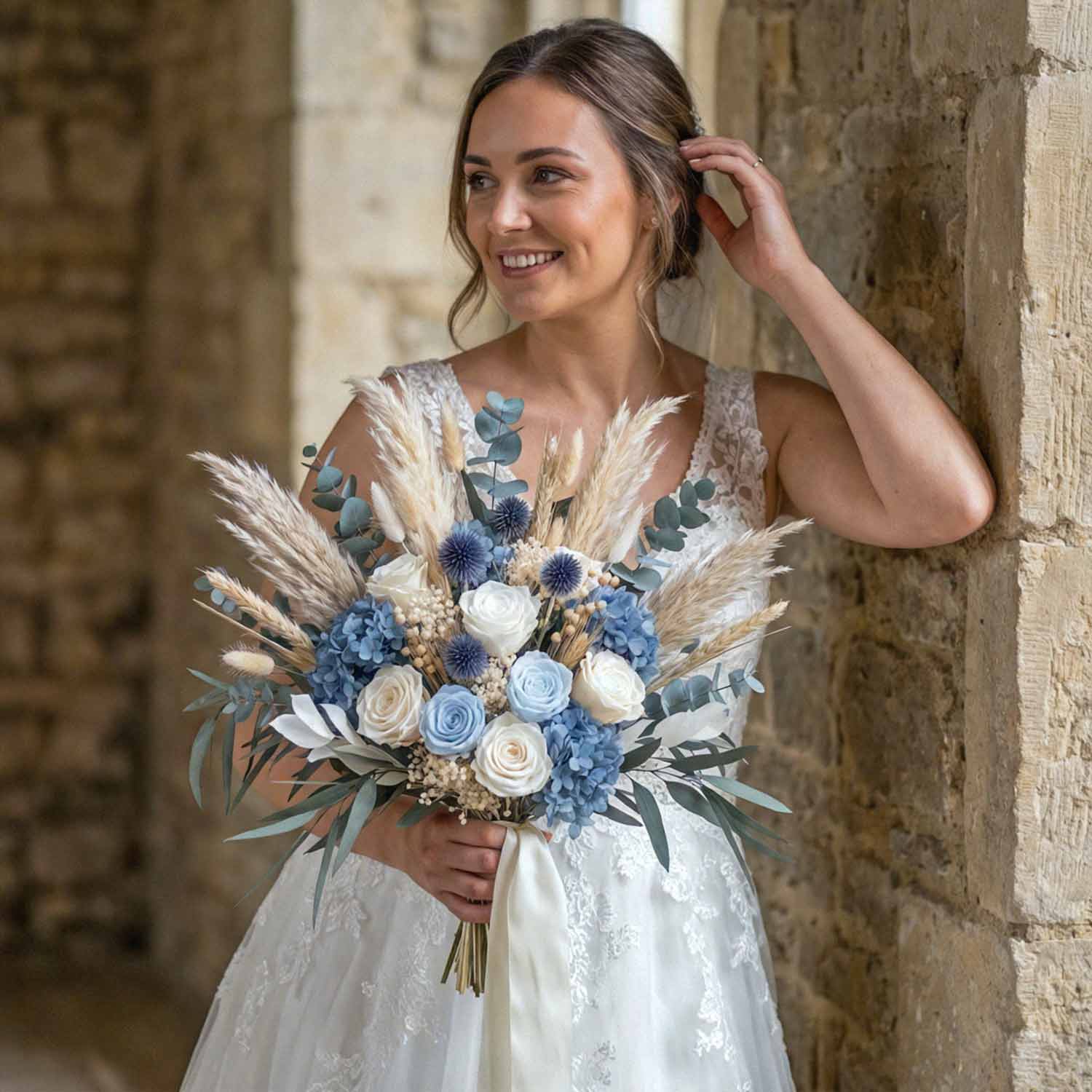 Blue Breeze Bridal Bouquet