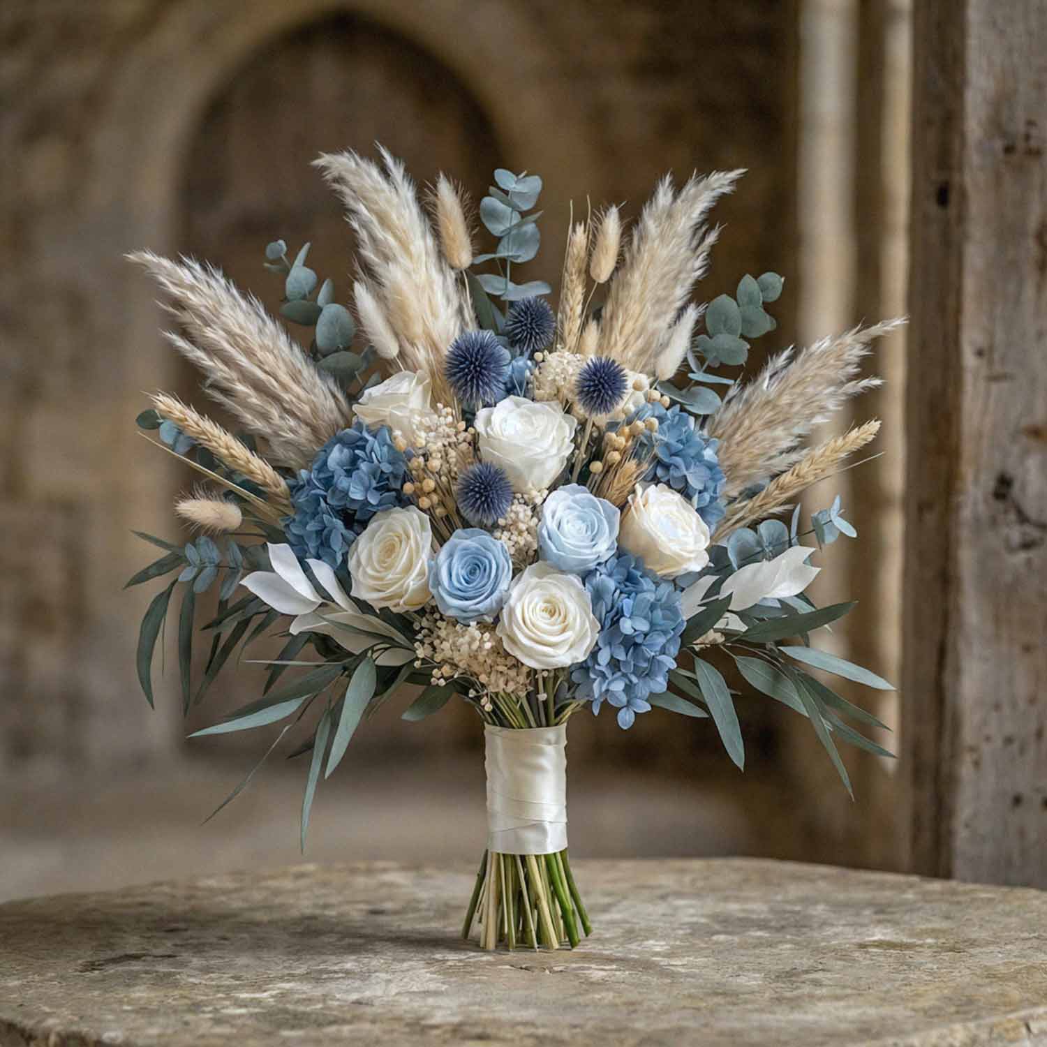 Blue Breeze Bridal Bouquet