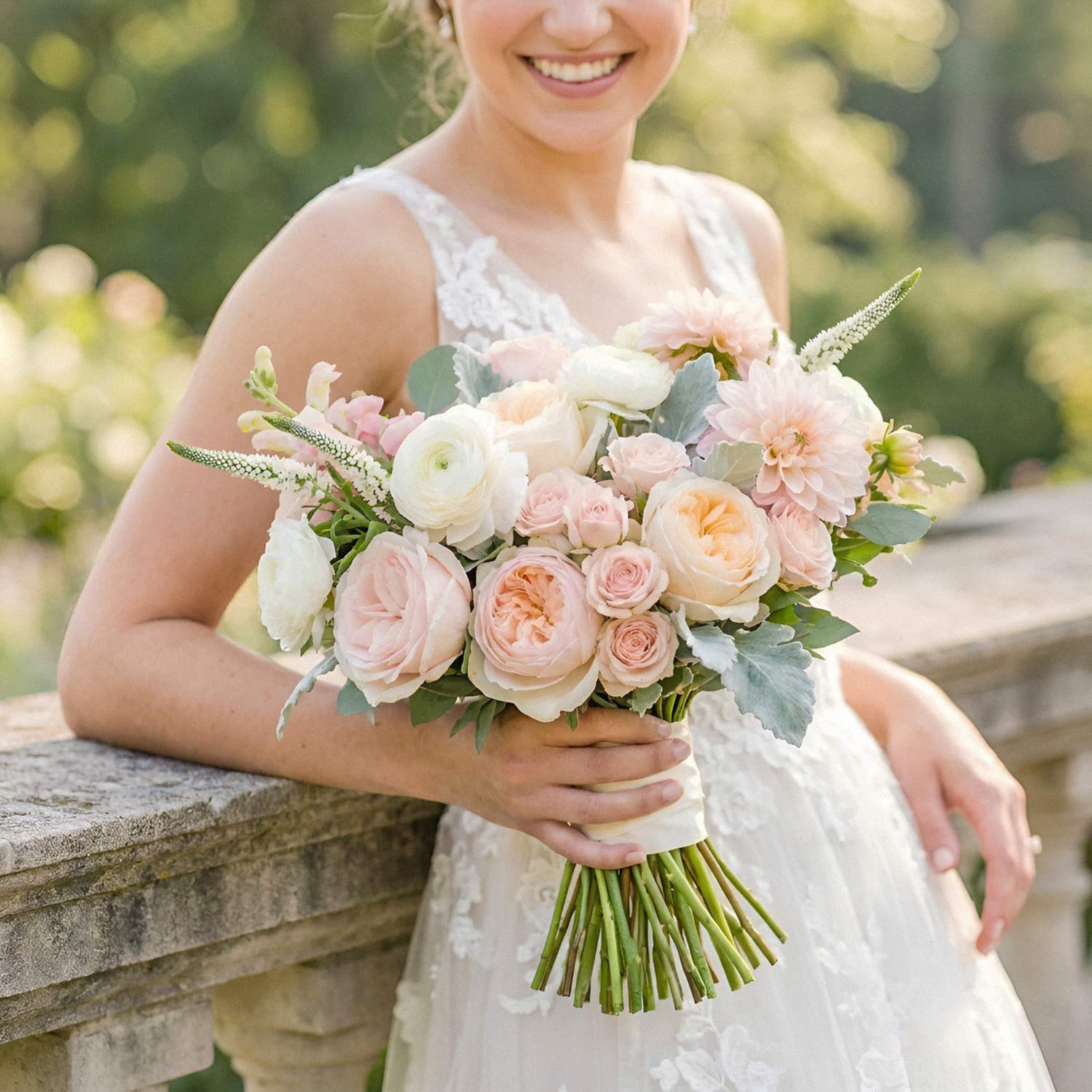 Blush Elegance Bridal Bouquet