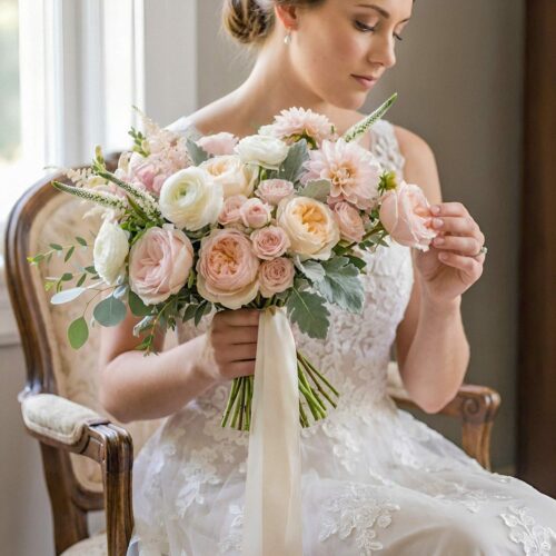 Blush Elegance Bridal Bouquet