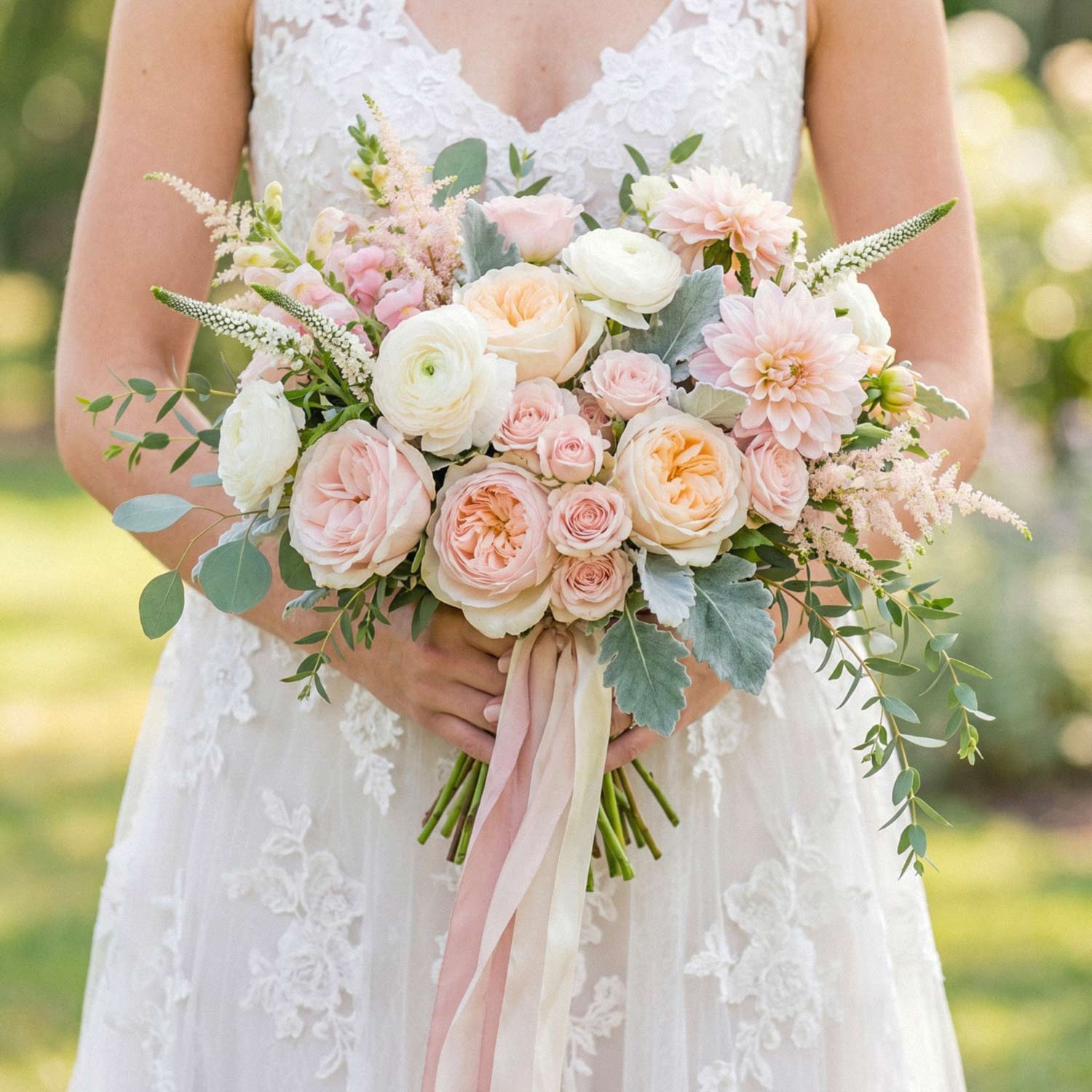 Blush Elegance Bridal Bouquet