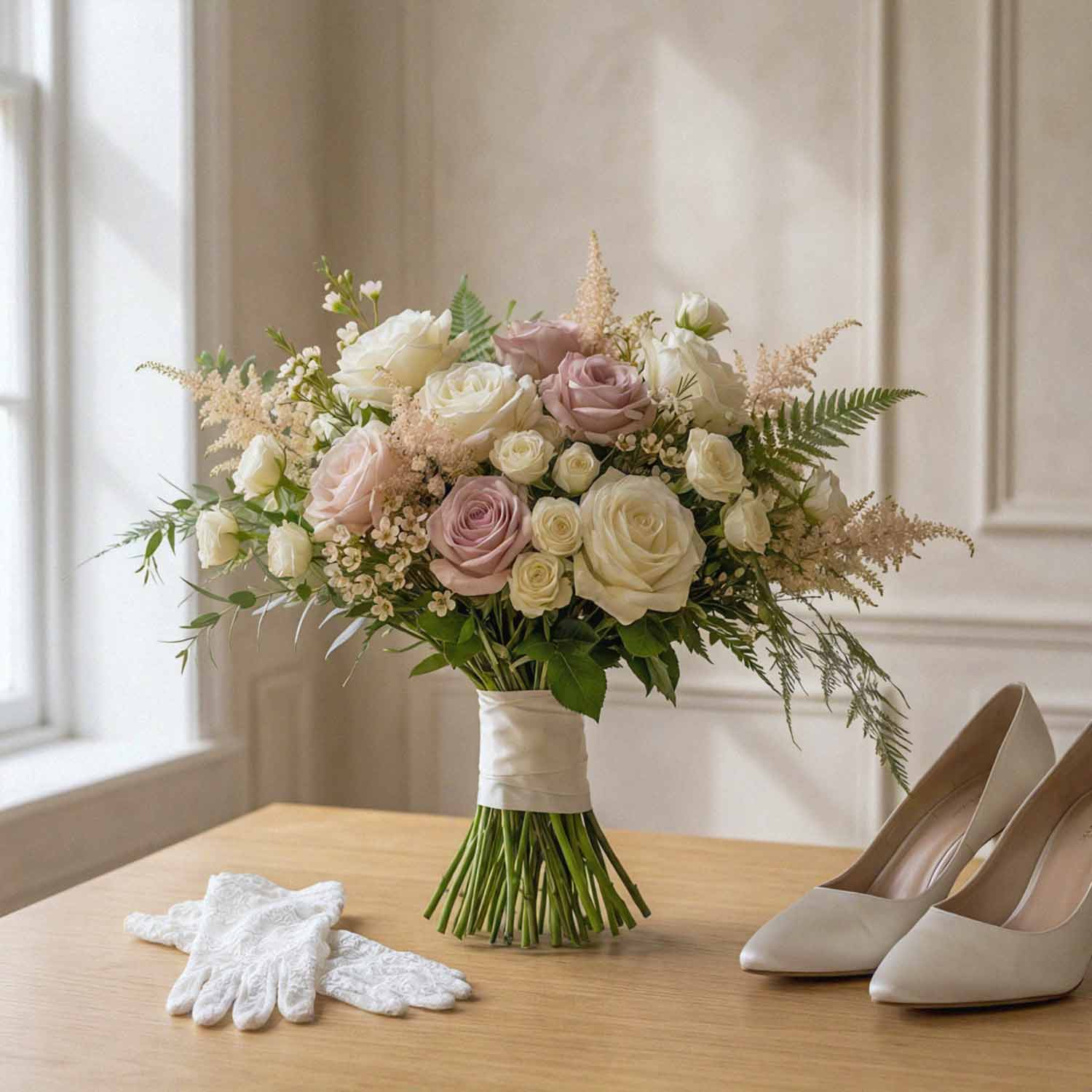 Blushing Vale Bridal Bouquet