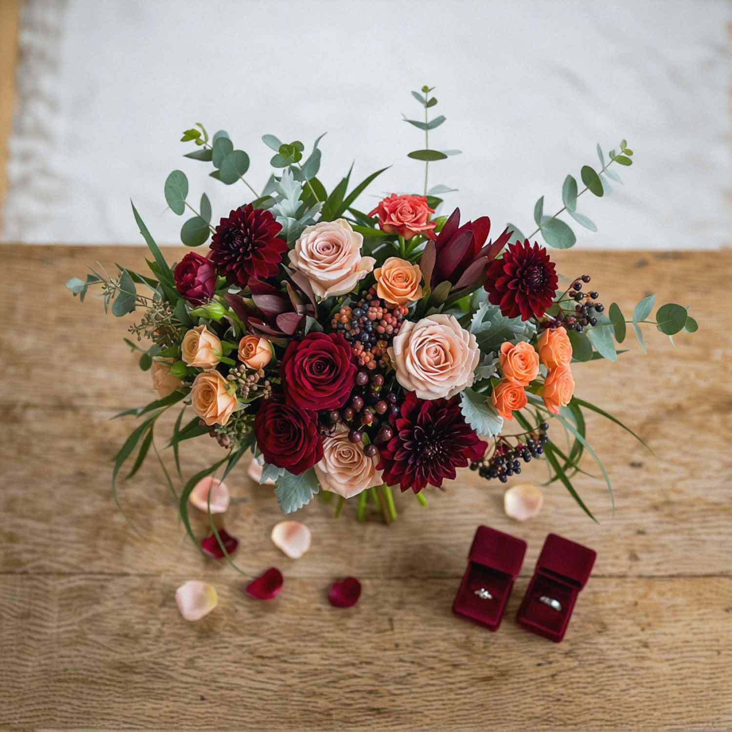 Bordeaux Belle Bridal Bouquet