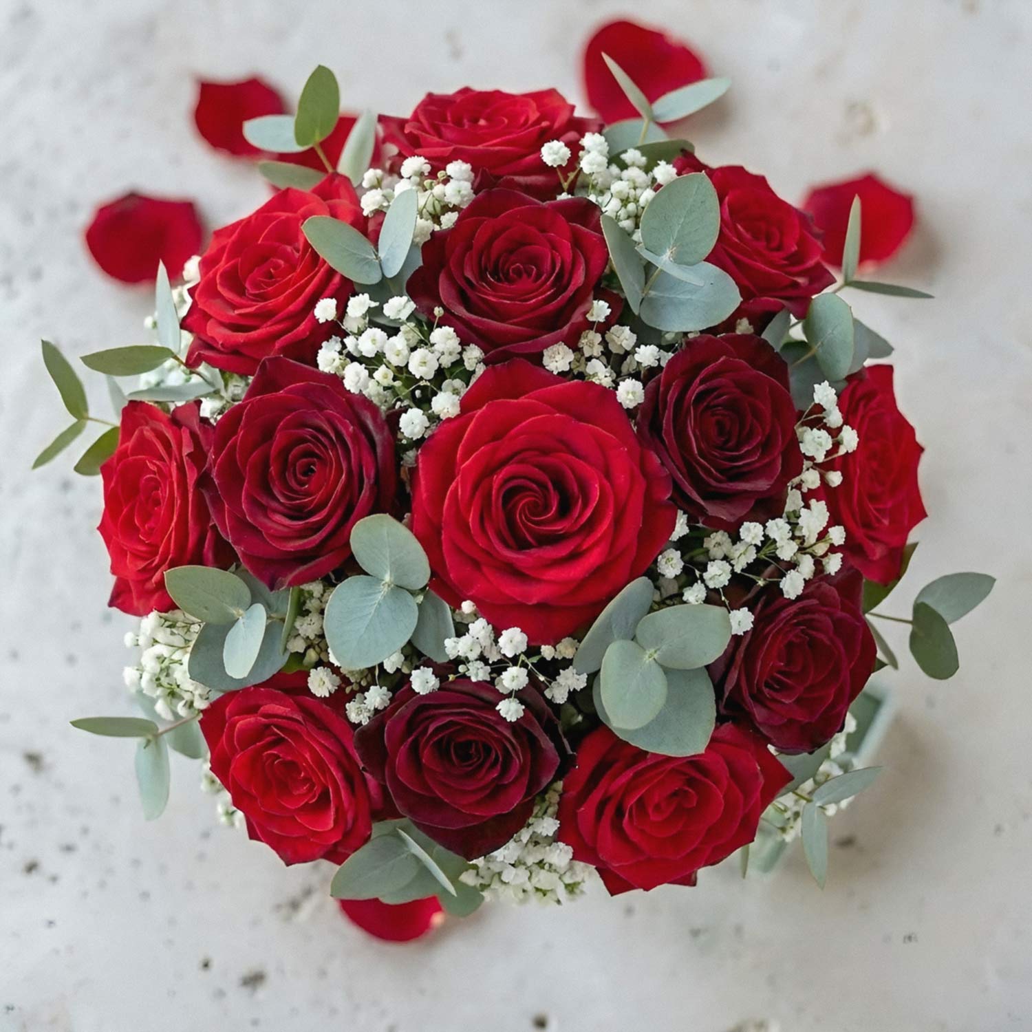 Crimson Promise Bridal Bouquet