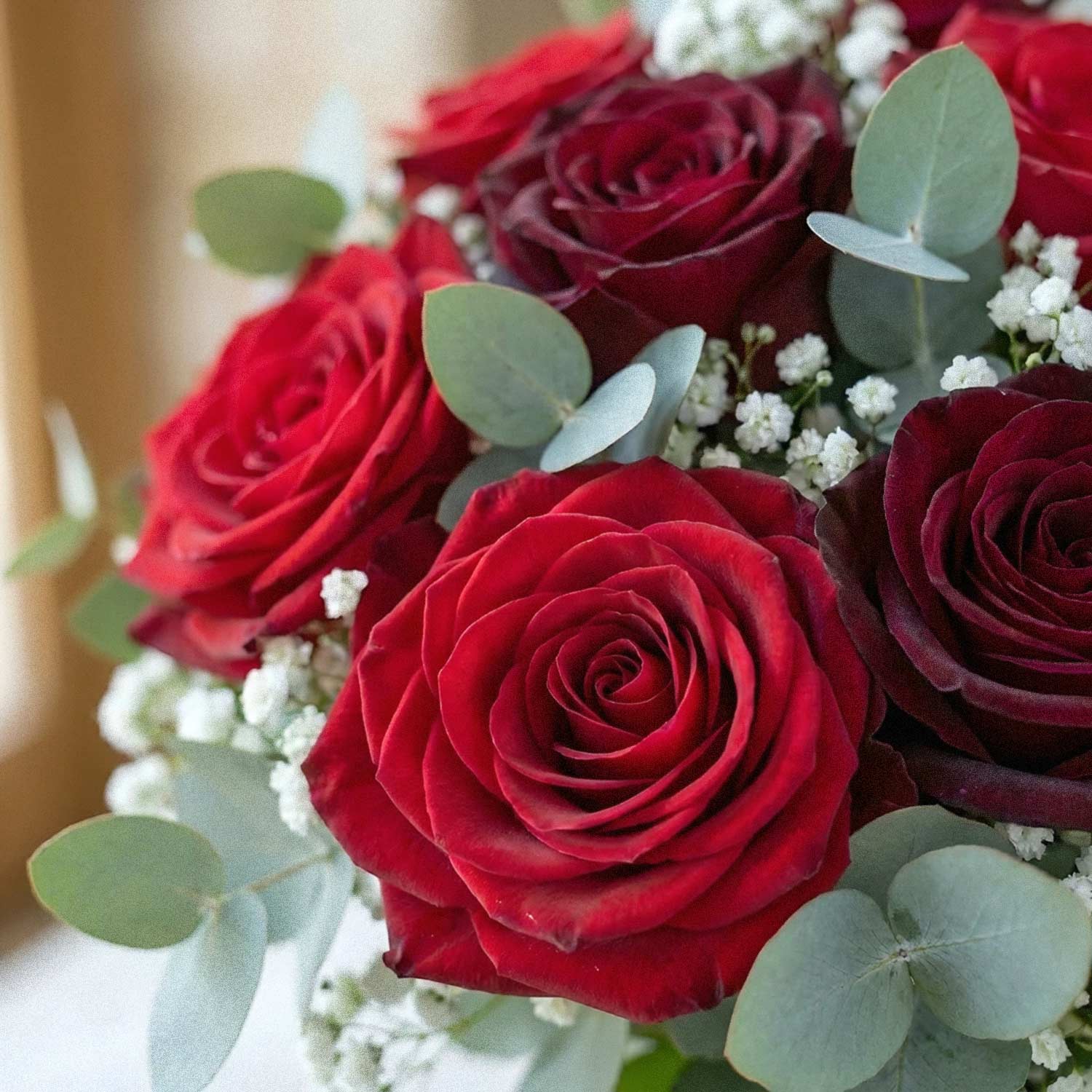 Crimson Promise Bridal Bouquet