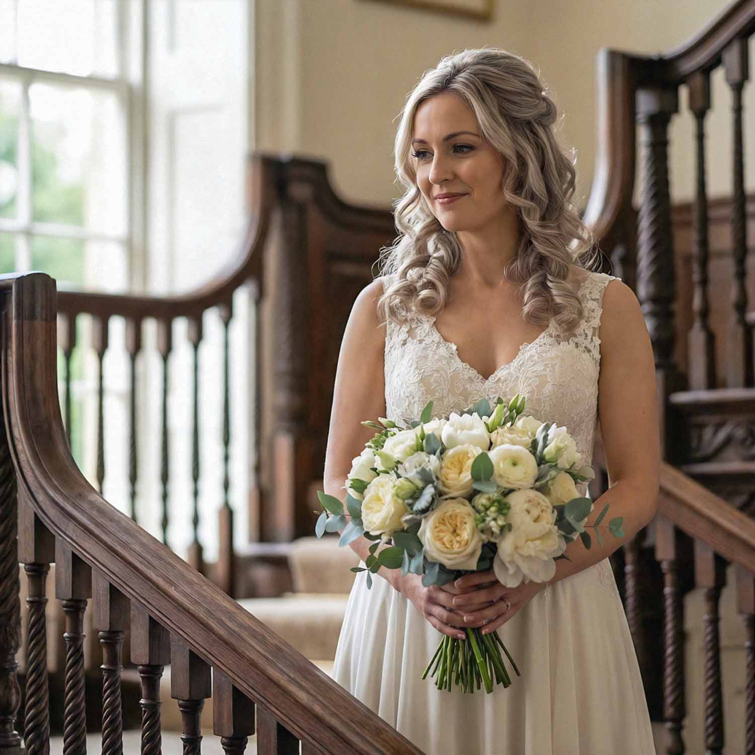 Ivory Garden Bridal Bouquet