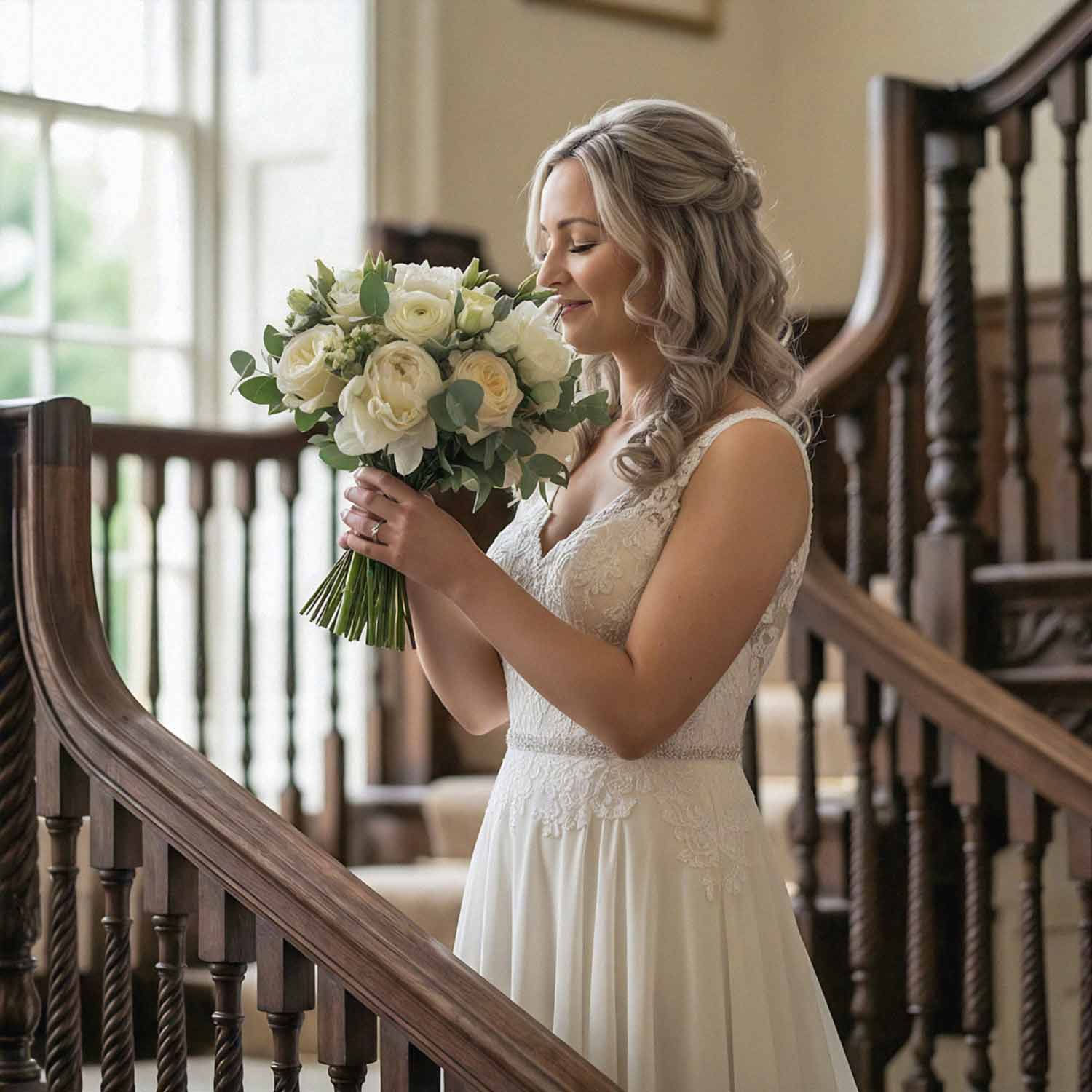Ivory Garden Bridal Bouquet