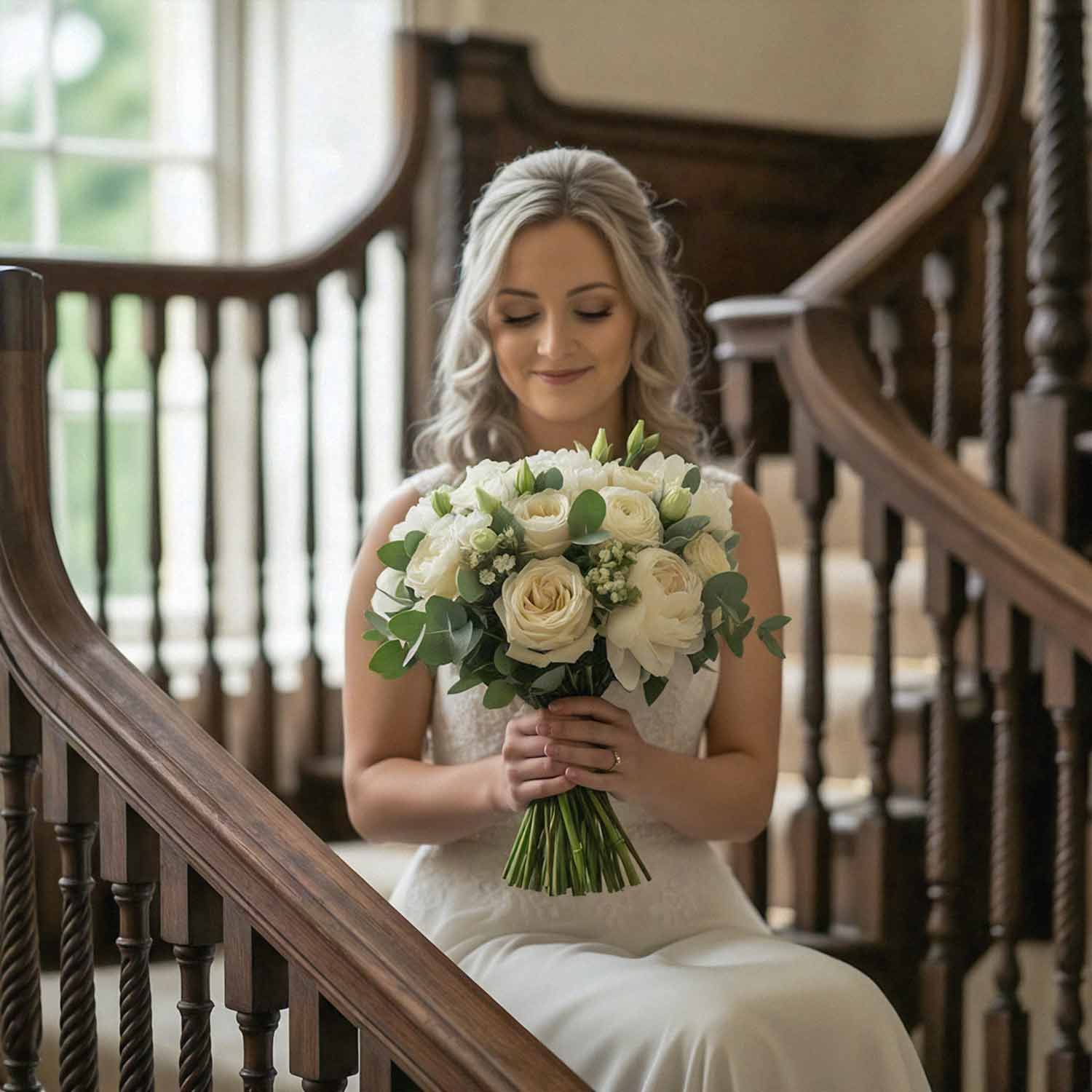 Ivory Garden Bridal Bouquet