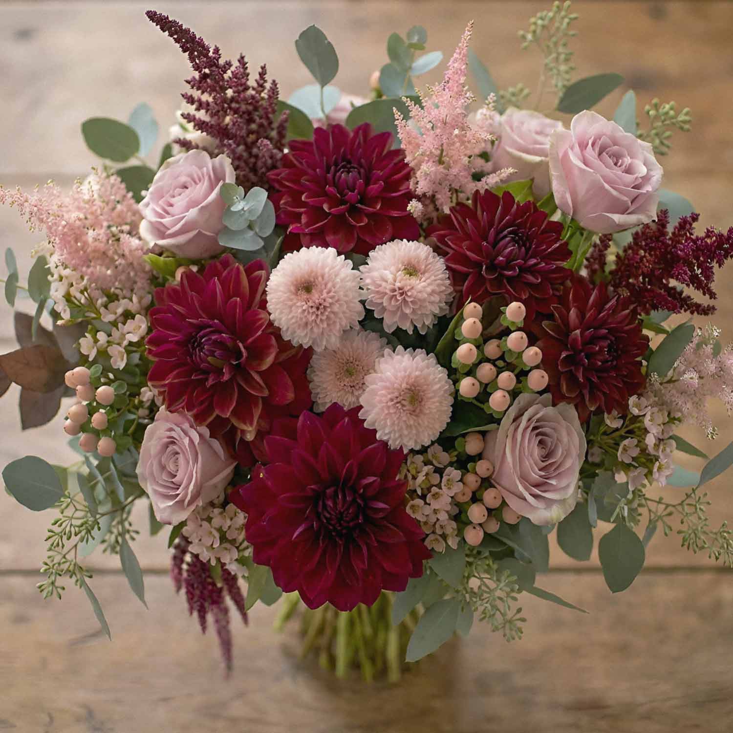 Marquise Garnet Bridal Bouquet
