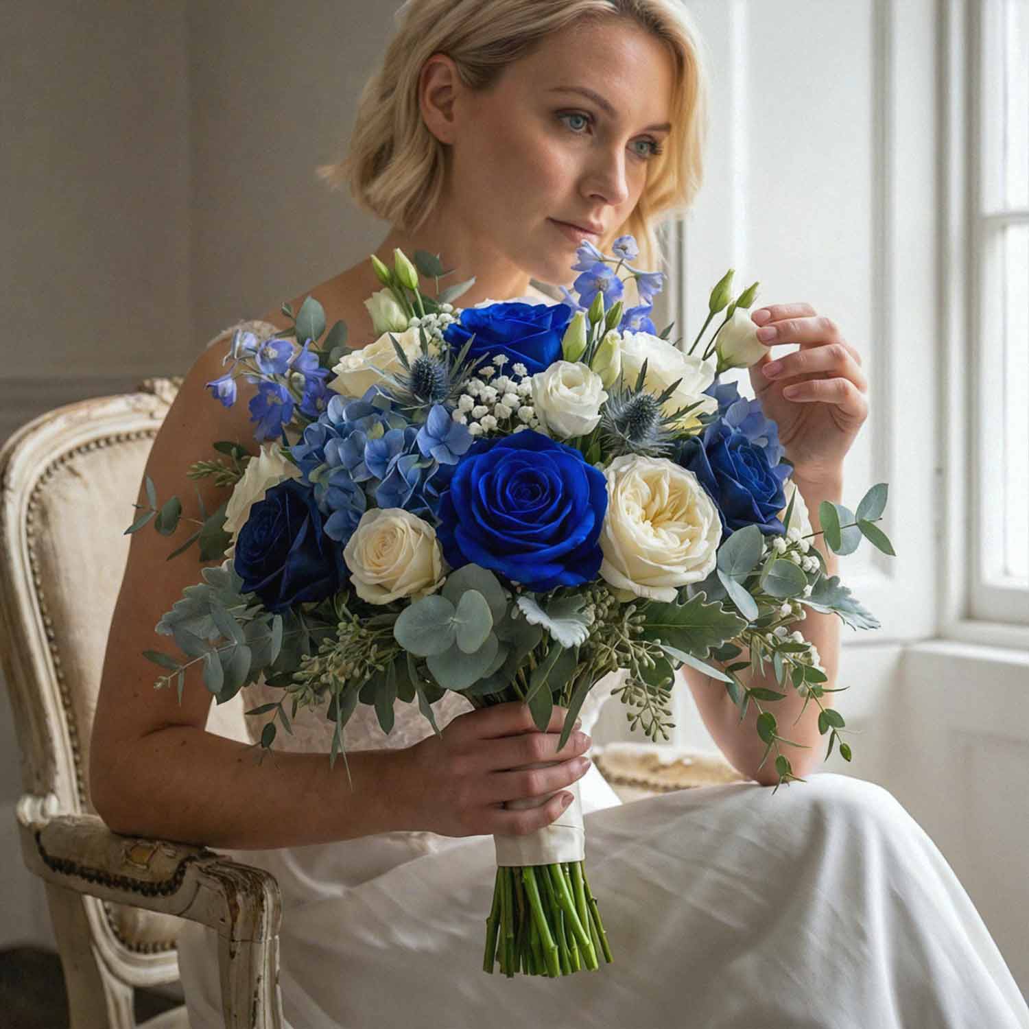 Midnight Petals Bridal Bouquet