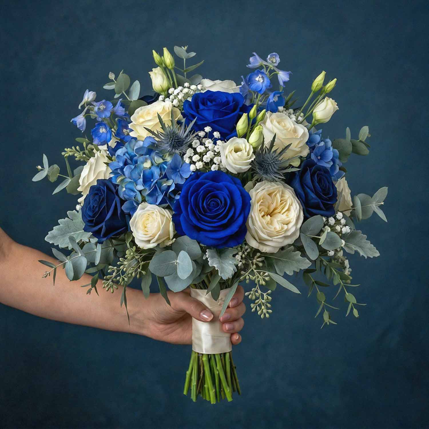 Midnight Petals Bridal Bouquet