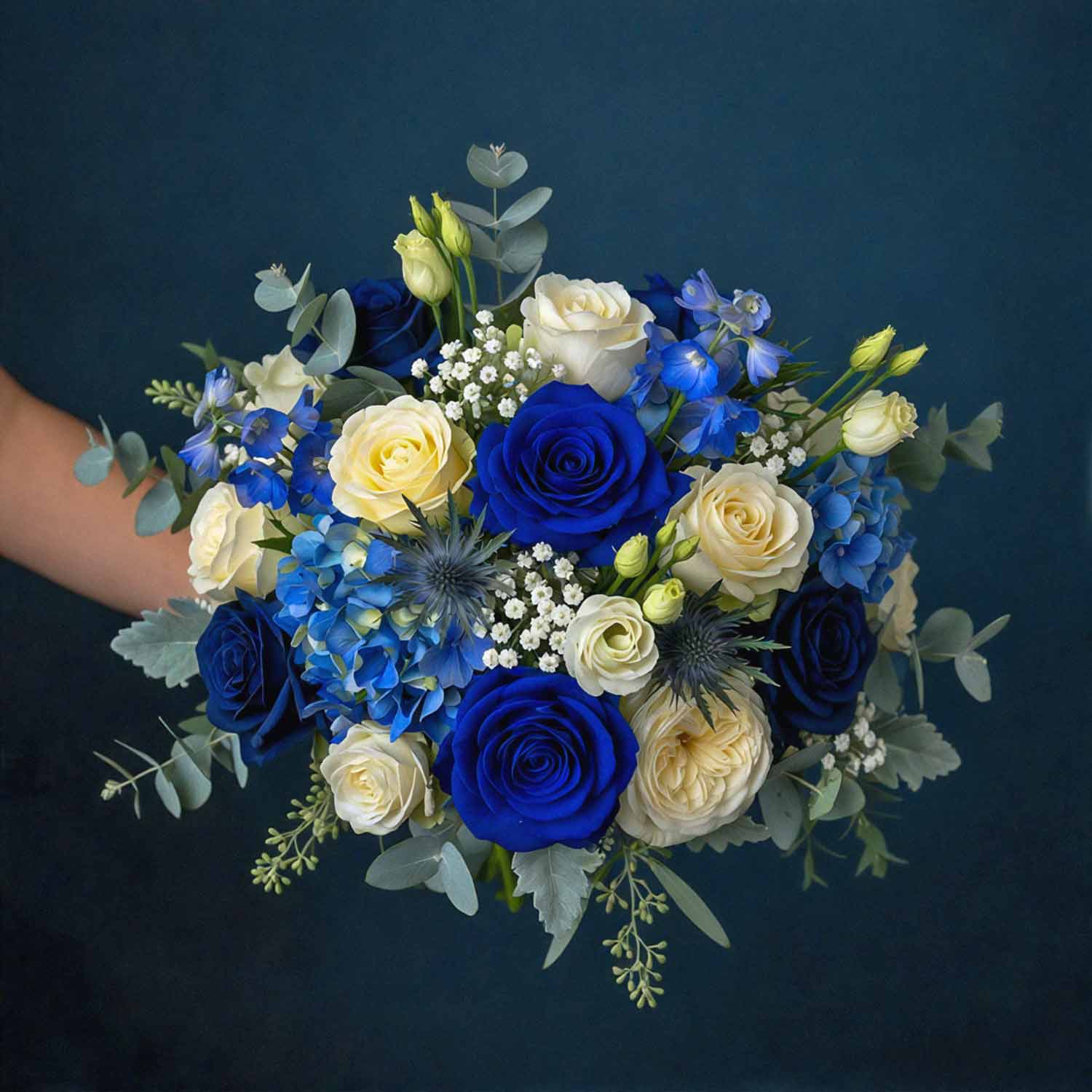 Midnight Petals Bridal Bouquet