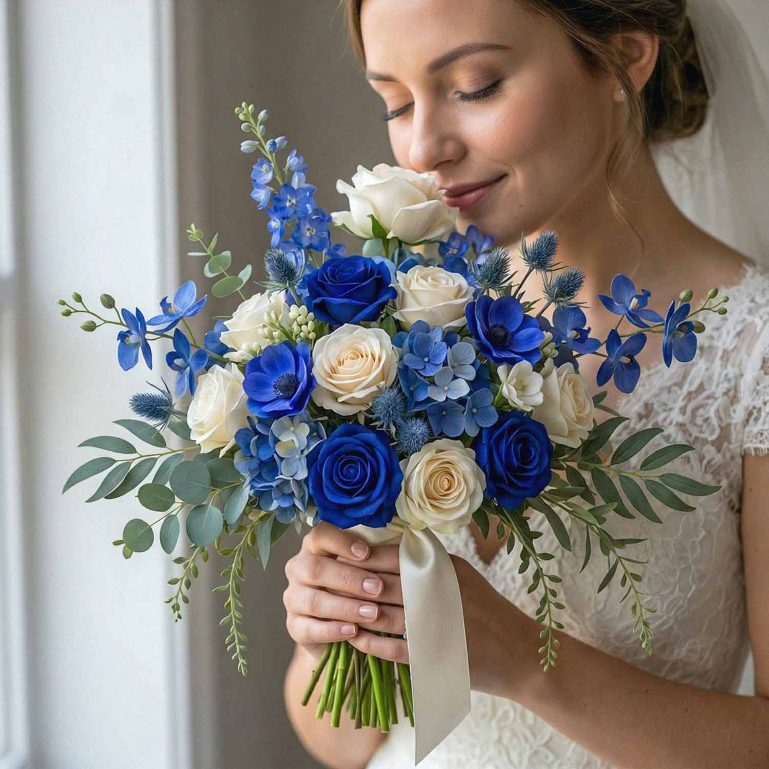 Opal Lagoon Bridal Bouquet