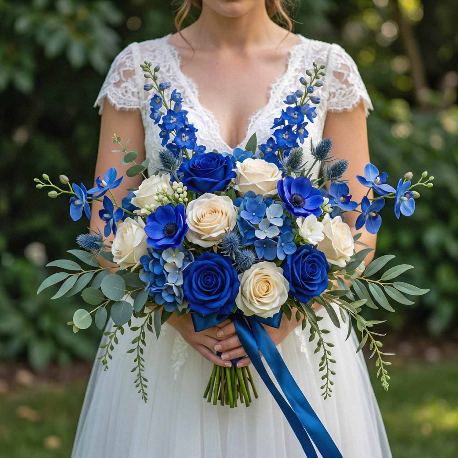 Opal Lagoon Bridal Bouquet