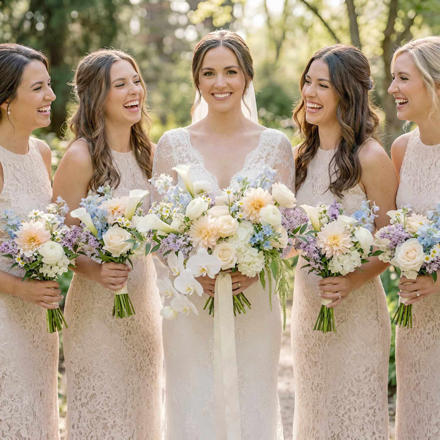 Opaline Cascade Bridal Bouquet