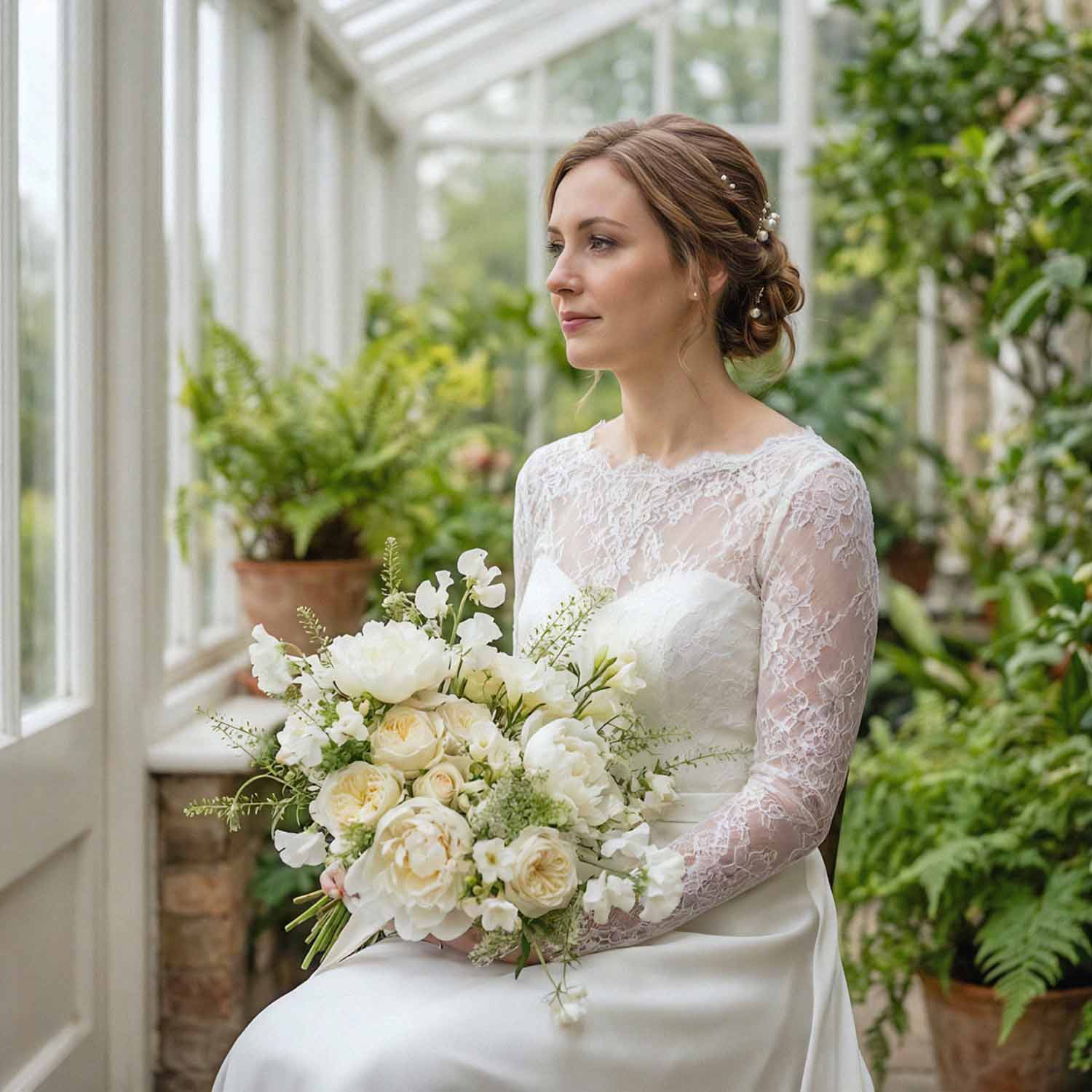 Pearl Blossom Bridal Bouquet