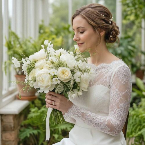 Pearl Blossom Bridal Bouquet