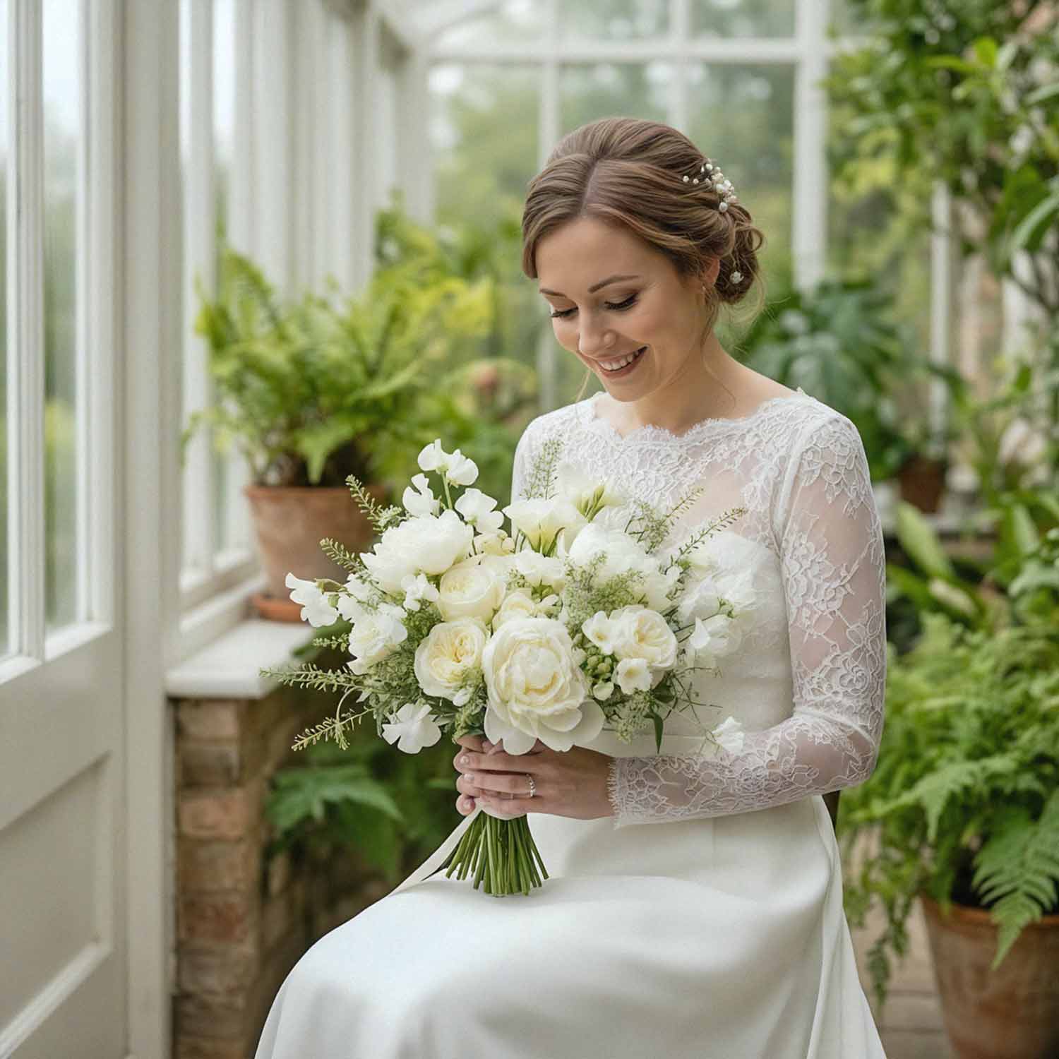 Pearl Blossom Bridal Bouquet