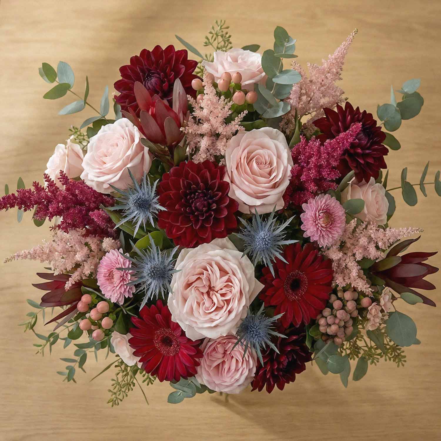 Plum Harmony Bridal Bouquet