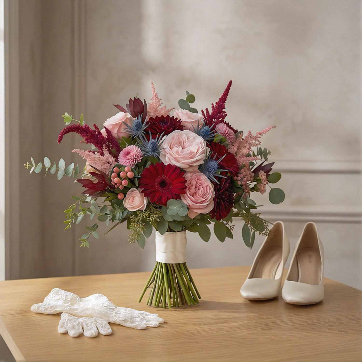 Plum Harmony Bridal Bouquet