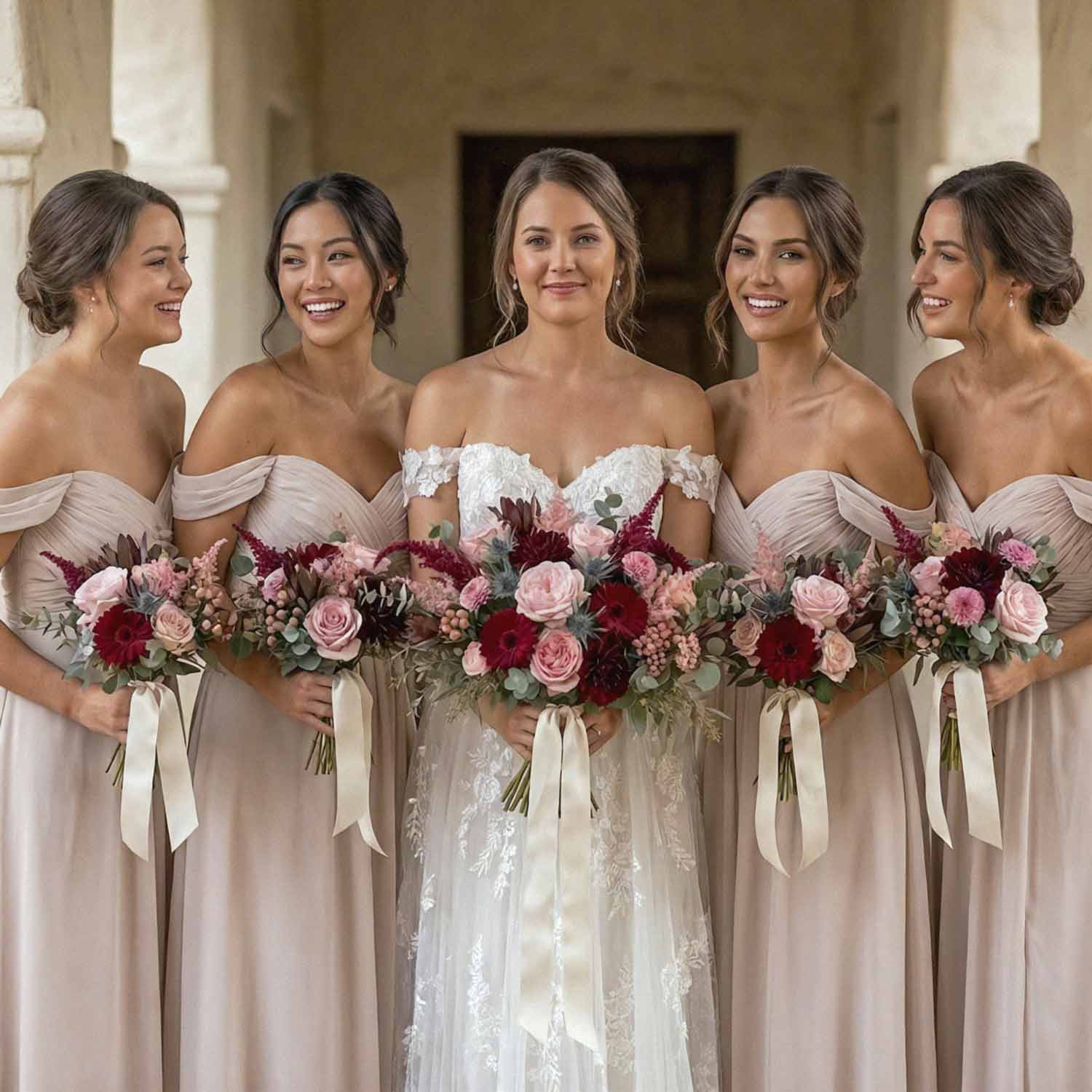 Plum Harmony Bridal Bouquet