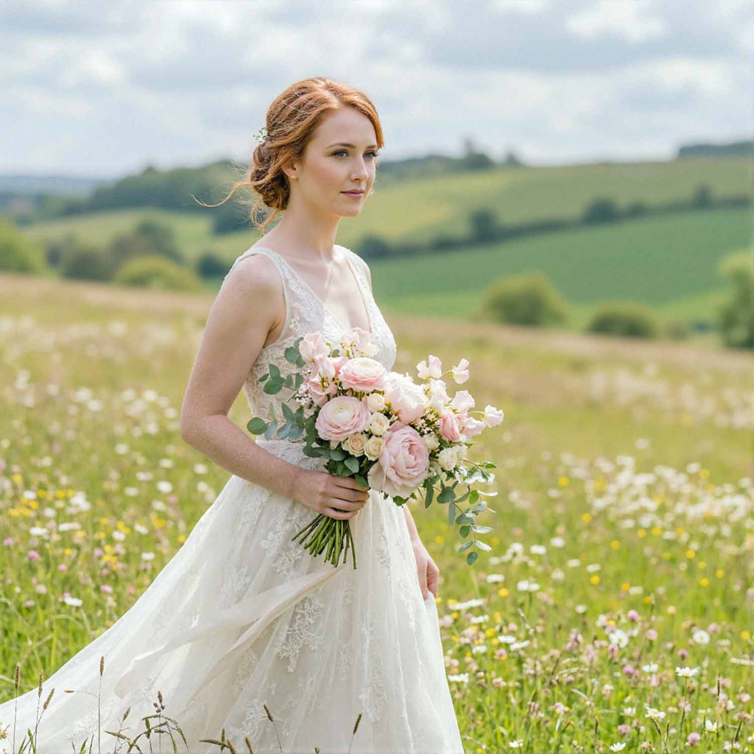 Rosewater Grace Bridal Bouquet