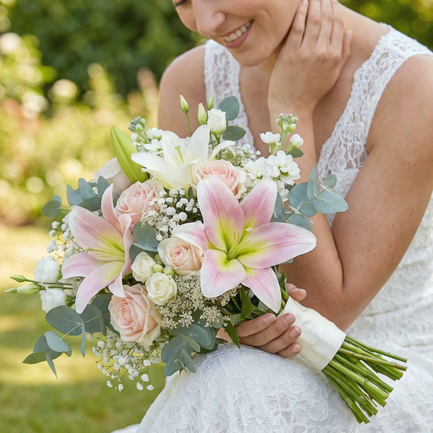 Rosy Eden Bridal Bouquet
