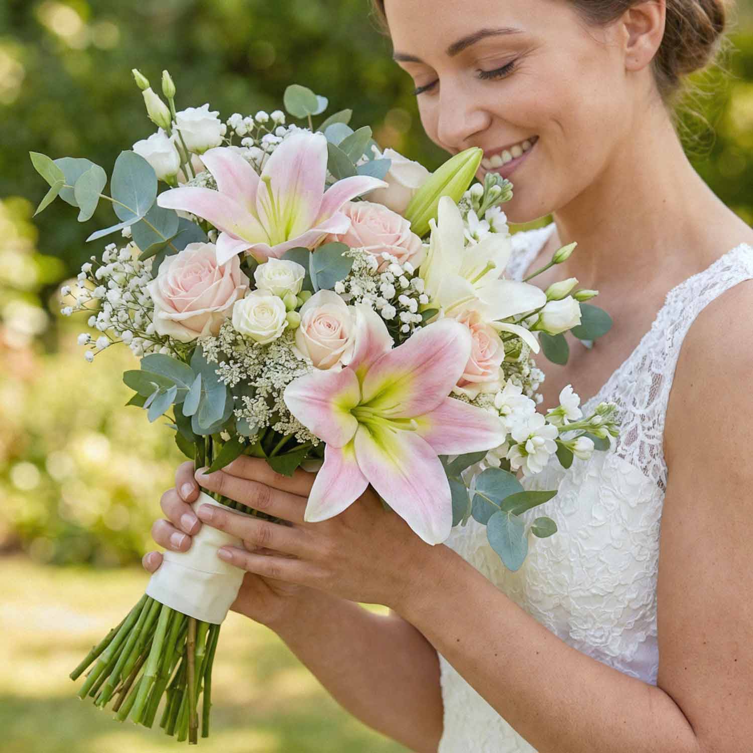 Rosy Eden Bridal Bouquet