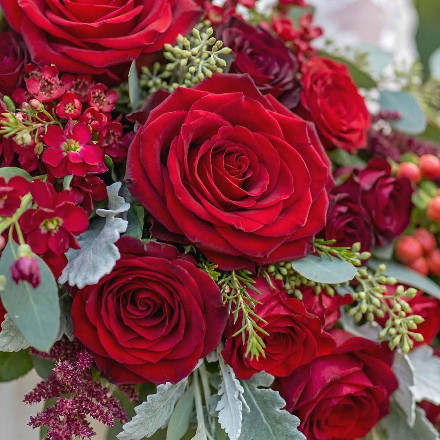Ruby Devotion Bridal Bouquet