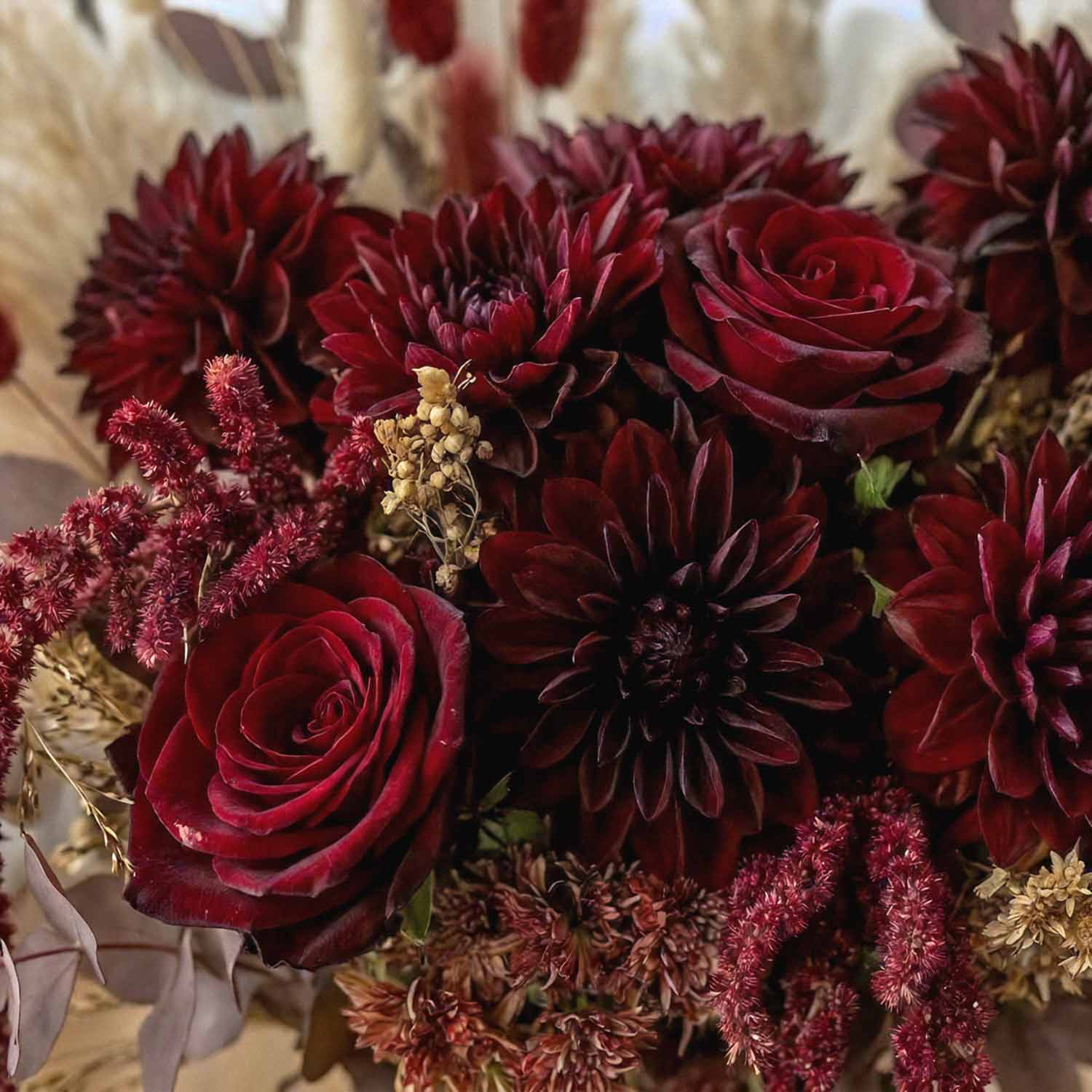 Sangria Plume Bridal Bouquet