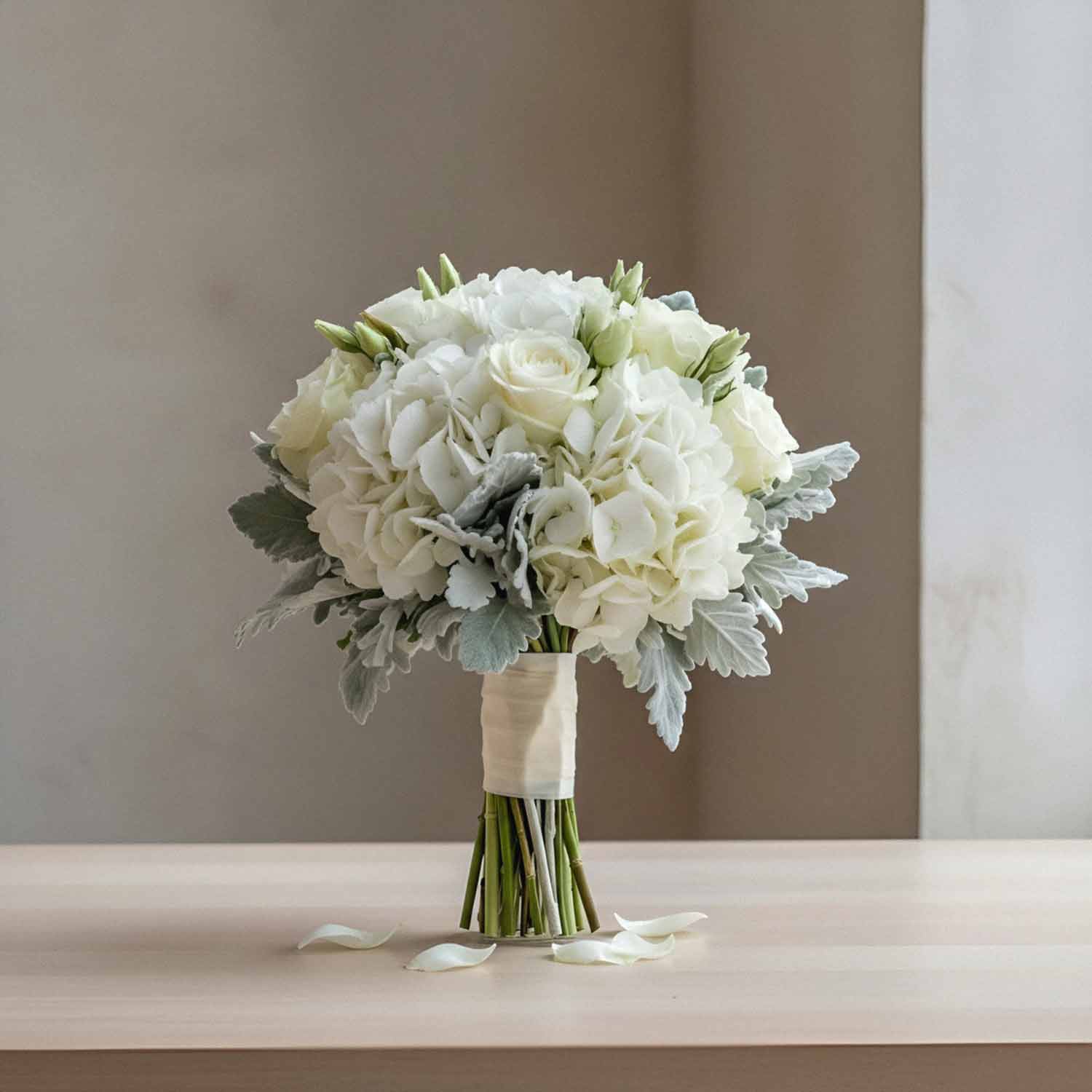 Snowdrop Veil Bridal Bouquet