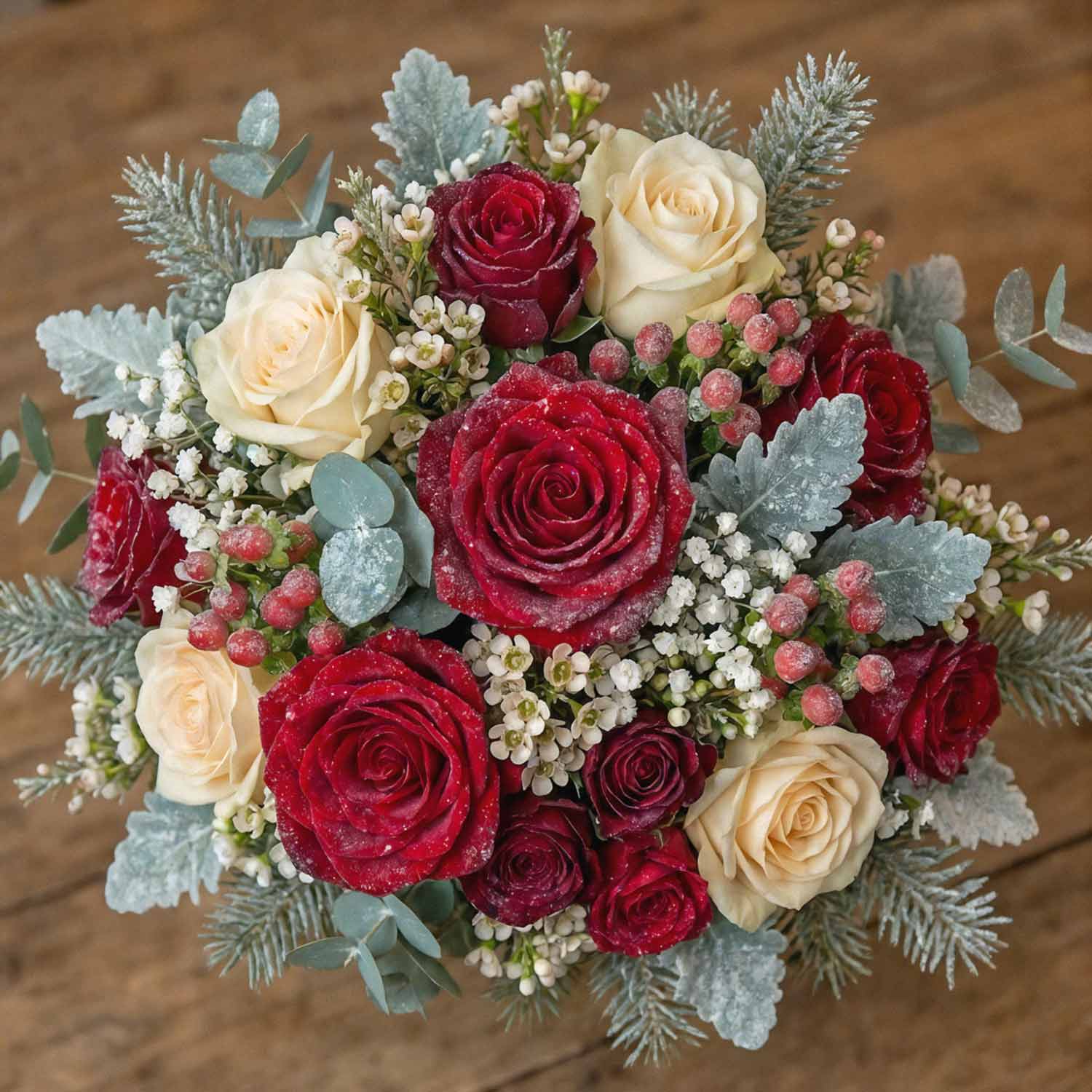 Winter Laurel Bridal Bouquet