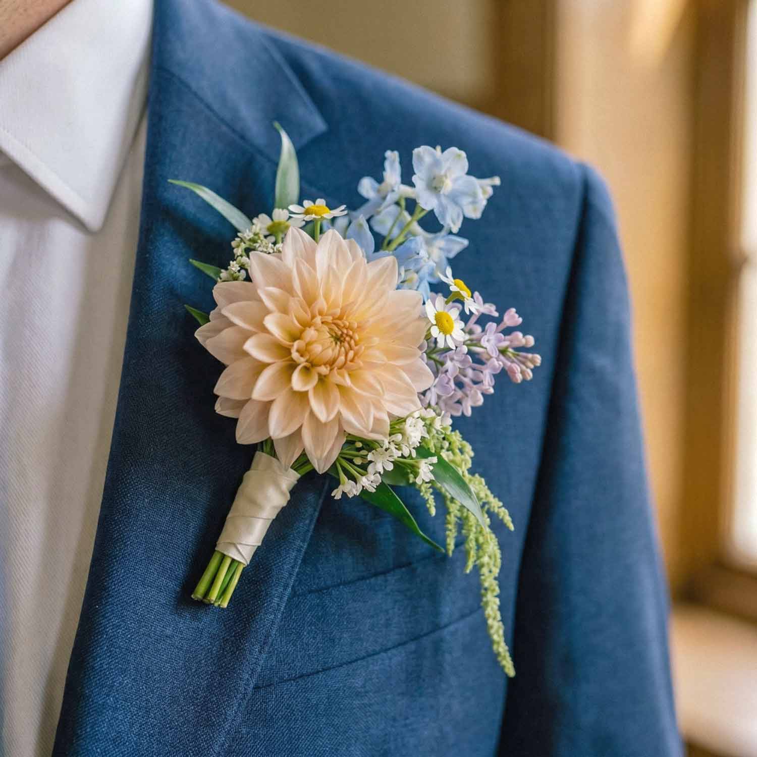 Opaline Cascade Buttonhole
