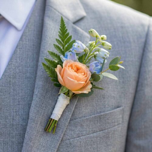 Pastel Garden Buttonhole