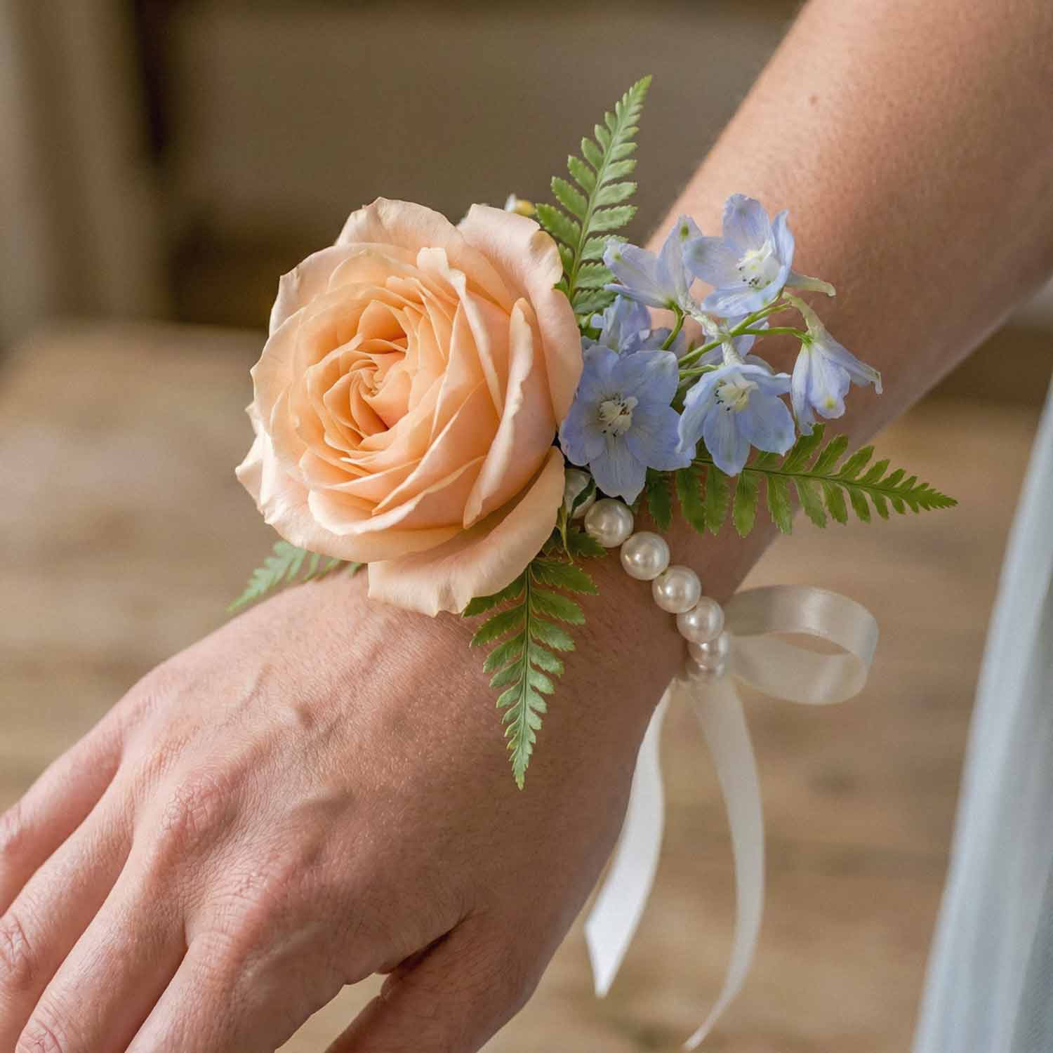 Pastel Garden Wrist Corsage